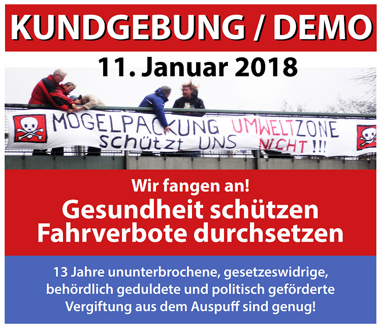 Kundgebung Demo Neckartor 11 01 2018