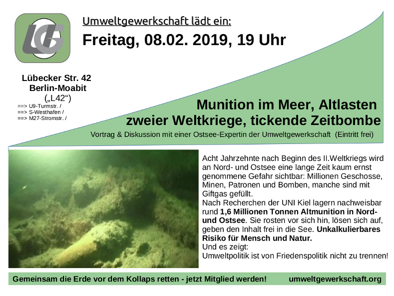 Veranstaltung Munition im Meer 08.02.2019 Berlin A5